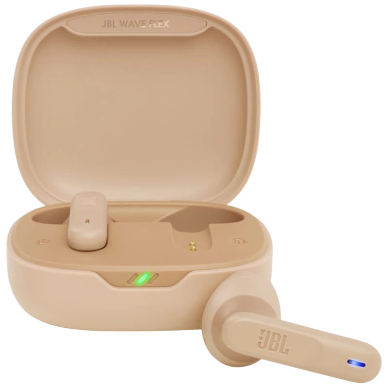 JBL Wave Flex Beige Auriculares Bluetooth