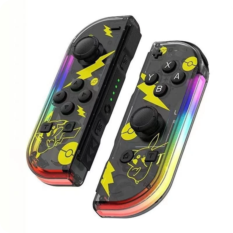 Mando J-C Set Izq/Dcha Transparente/Amarillo con RGB