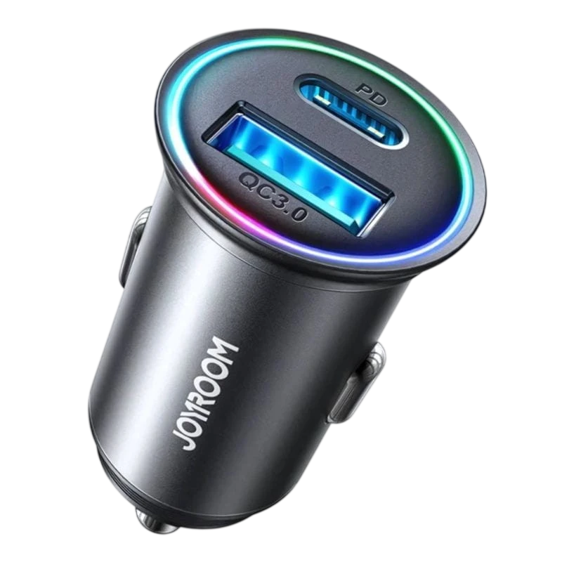 Joyroom JR-CCN04 60W USB-A y USB Tipo C Cargador de coche