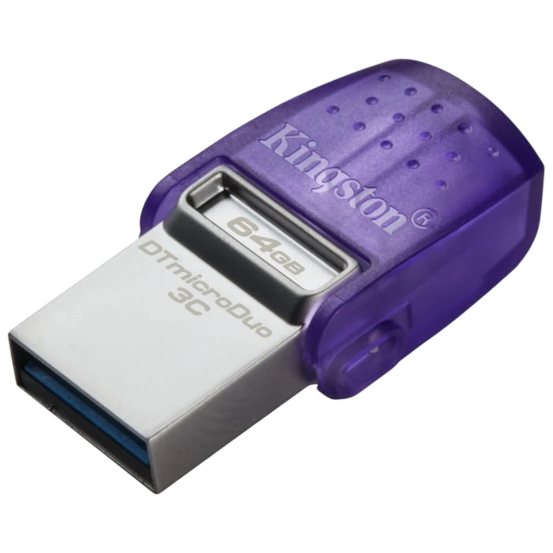 Kingston Technology DataTraveler microDuo 3C 64 GB Púrpura