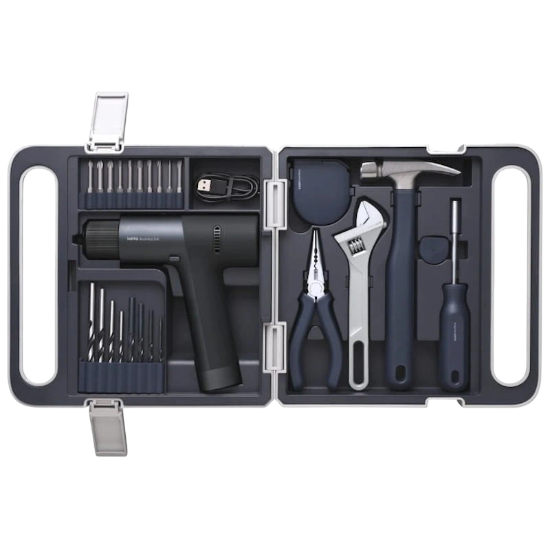 Kit de Herramientas Hoto con Taladro sin escobillas