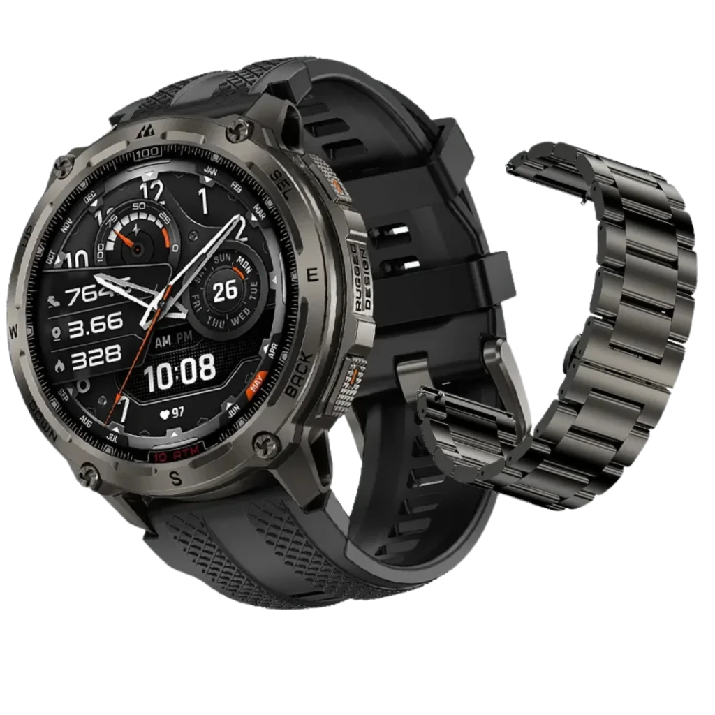 Kospet Tank T4 Special Edition Smartwatch 1,43' AMOLED 15 días GPS 10 ATM Black