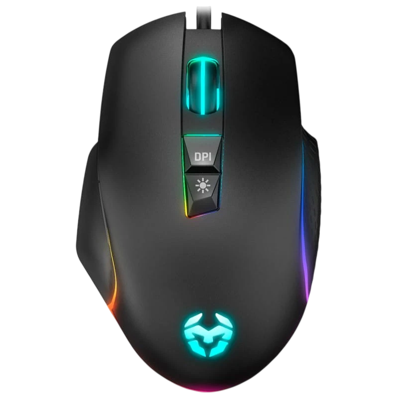 Ratón Gaming Krom Keos RGB Negro 6400 DPI