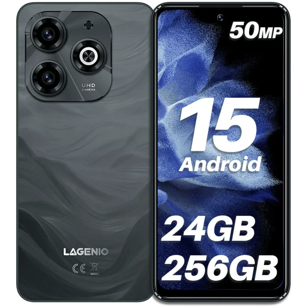 Lagenio A11 Pro 256GB Negro Cámara de 50 MPx 8GB de RAM RAM Expandible