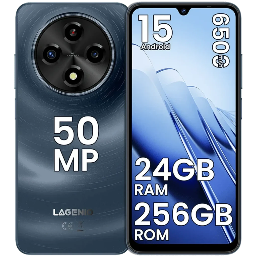 Lagenio A12 Pro 256GB Navy Cámara trasera de 50 MPx 8GB de RAM Certificado Widevine L1