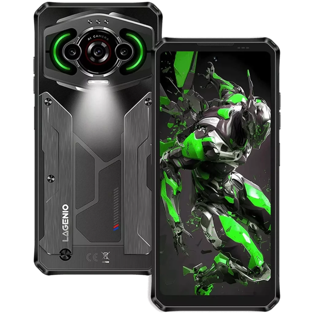 Lagenio Panther 1 128GB Negro Rugged 4GB de RAM Batería de 5150 mAh