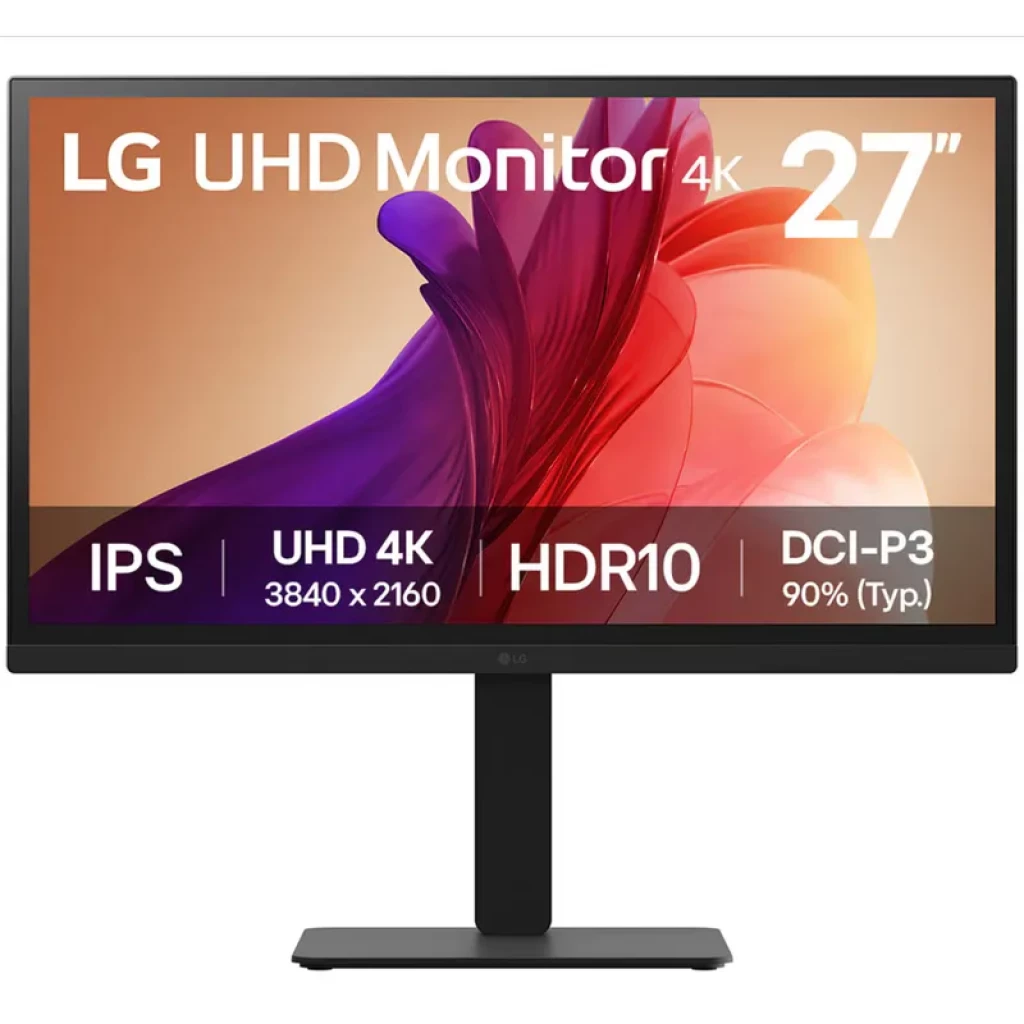 LG 27BA45U-B 27' 4K Ultra HD HDR10 Negro Monitor de PC