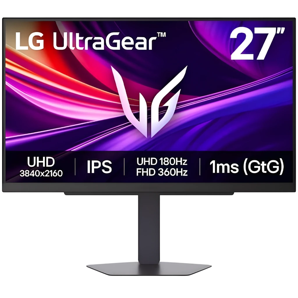 LG UltraGear 27G810A-B 27' Dual-Mode 4K 180Hz / FHD 360Hz Fast IPS 1ms Monitor Gaming