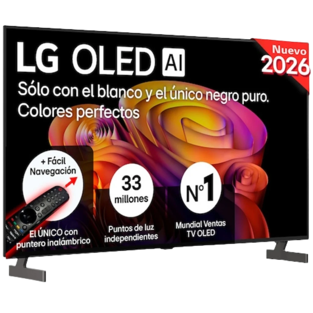 LG OLED65B6ELC Smart TV OLED 65' 4K α8 AI 4K Gen3 Negro