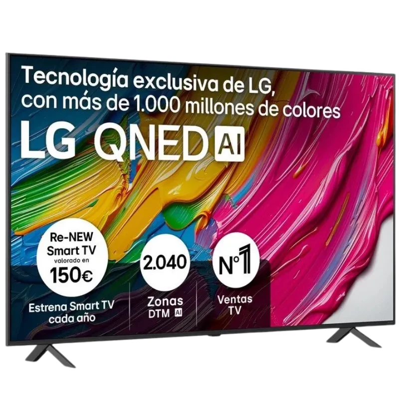 LG 65QNED80A6A 65' 4K Ultra HD QNED IA Televisor