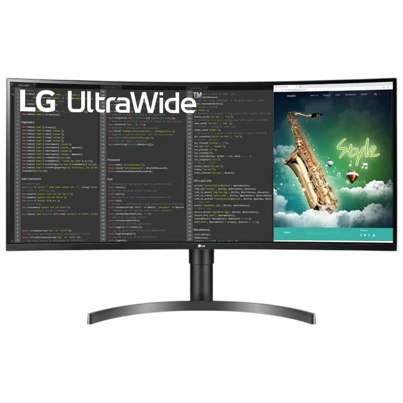 LG 35WN75CP-B 35 WQHD VA UltraWide Curvo 100Hz FreeSync Negro