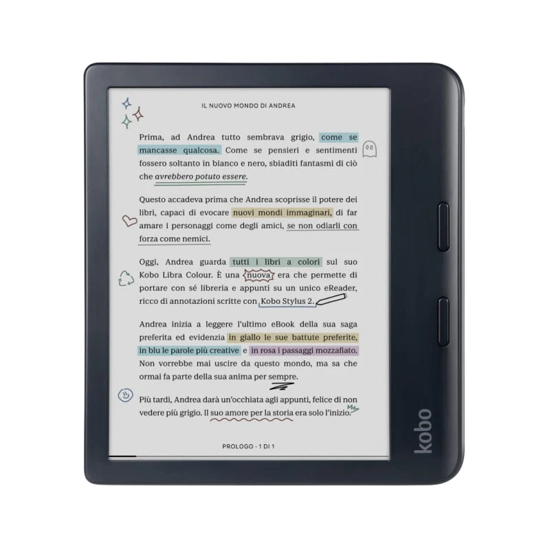 Kobo Libra Colour 32 GB Wifi Negro Lector de libros electrónicos