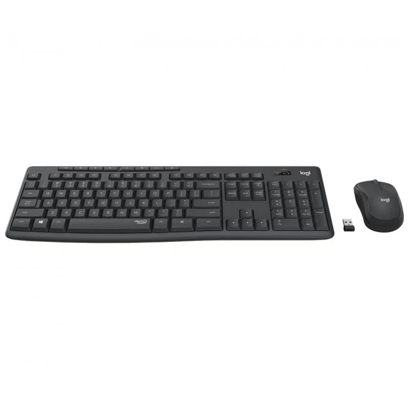 Logitech MK295 Silent Wireless teclado RF + ratón inalámbricos 1000 DPI
