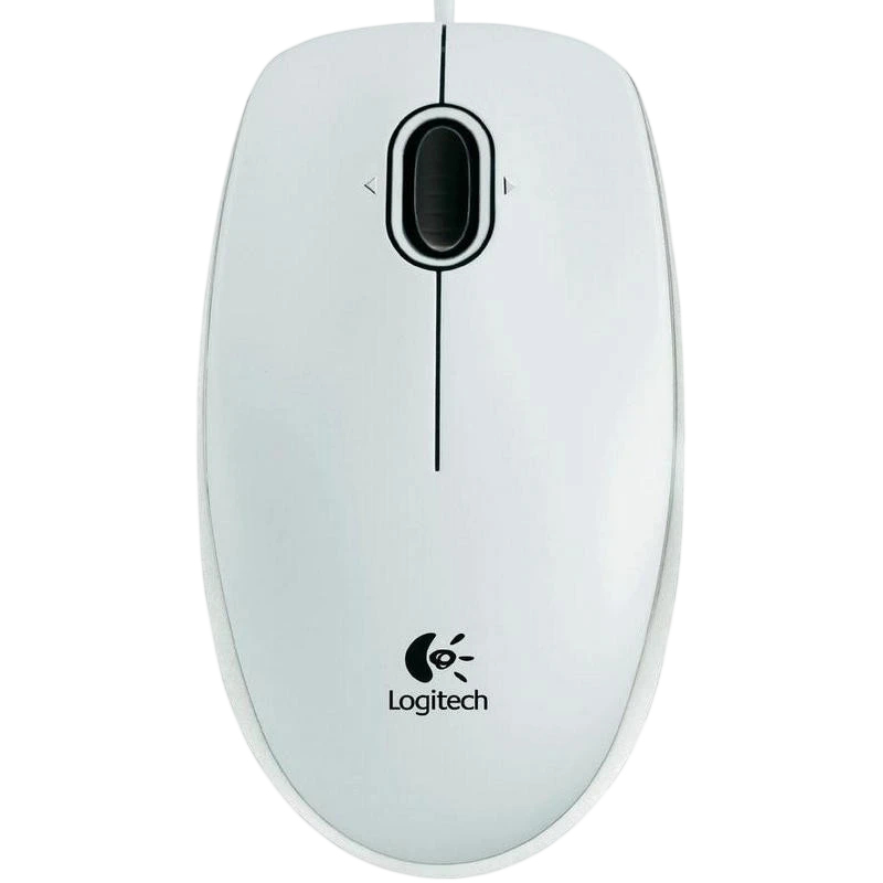 Ratón Logitech B100 Blanco USB 800 DPI