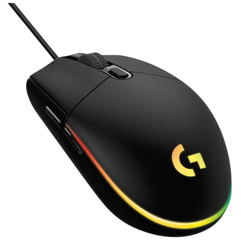 Logitech G G203 Lightsync USB 8000 DPI Negro Ratón Gaming 