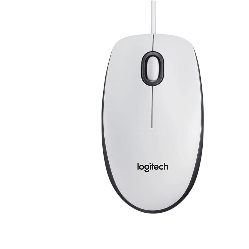 Logitech M100 USB 1000 DPI Blanco