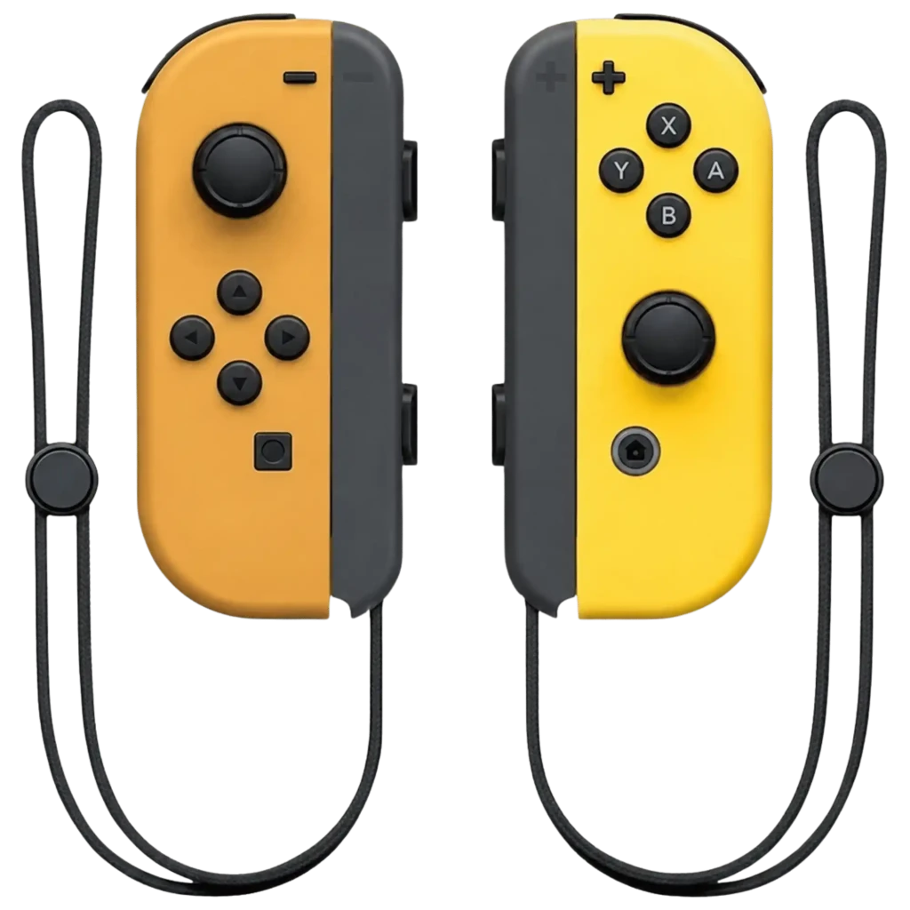 Mando J-C Set Izq/Dcha Marrón/Amarillo