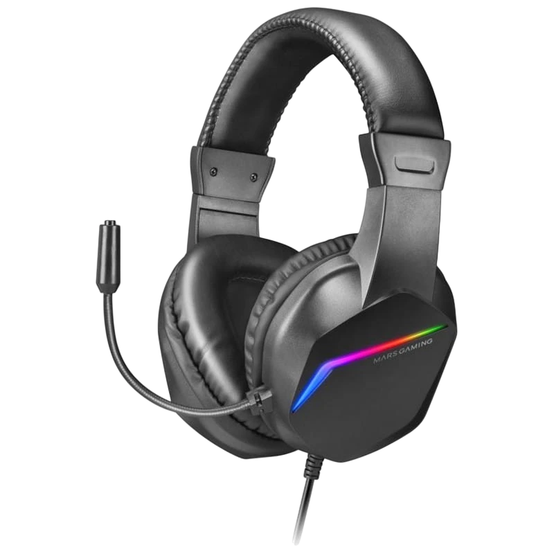 Mars Gaming MH122 FRGB Negro Auriculares Gaming