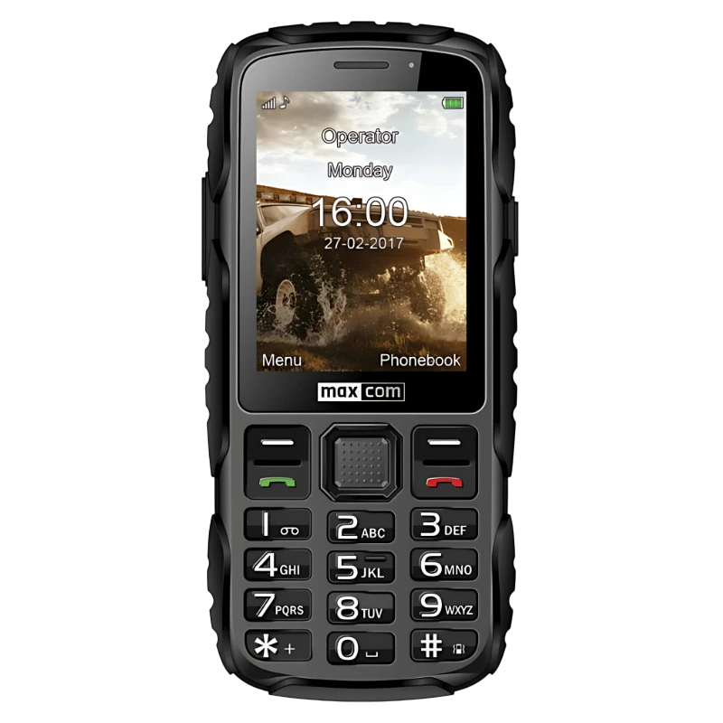 MaxCom Strong MM920 2.8' 2G Resistencia al polvo 1400mAh Negro