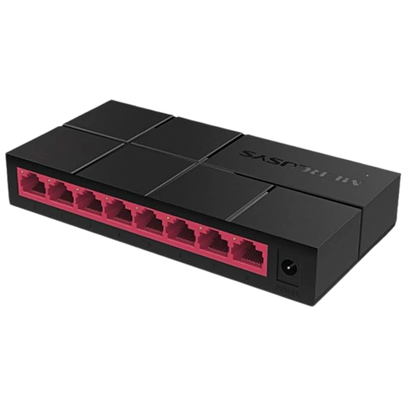 Mercusys MS108G 8 Puertos Gigabit Negro