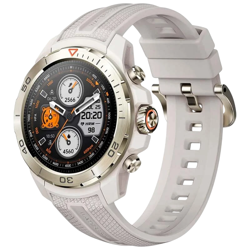 Mibro GS Explorer Blanco Reloj inteligente con GPS y NFC