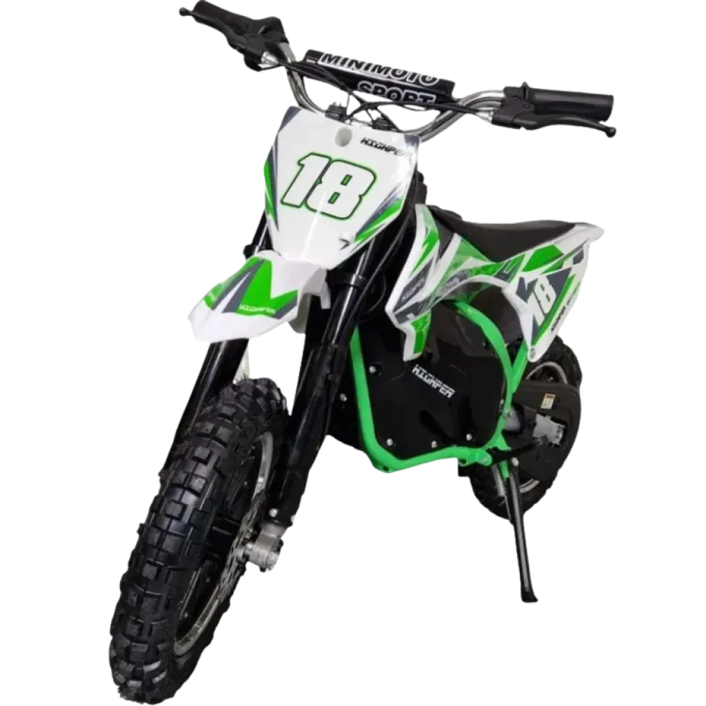 Moto de Cross 36V Verde Moto eléctrica para niños