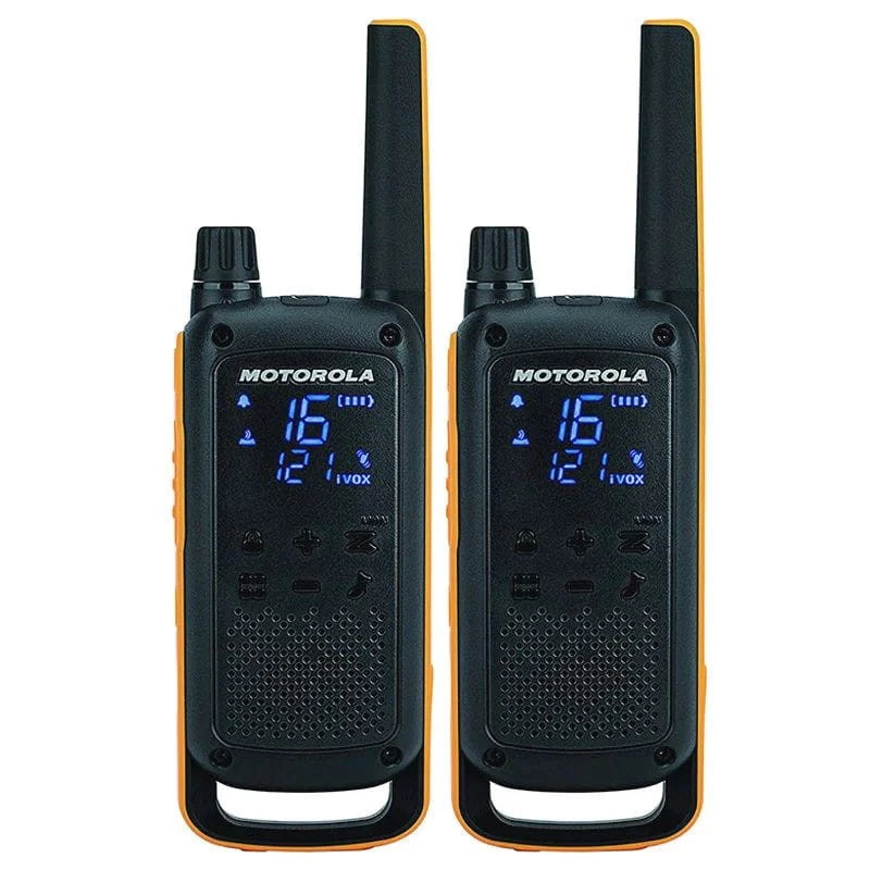 Motorola Talkabout T82 Extreme dúo Negro/naranja Walkie Talkie