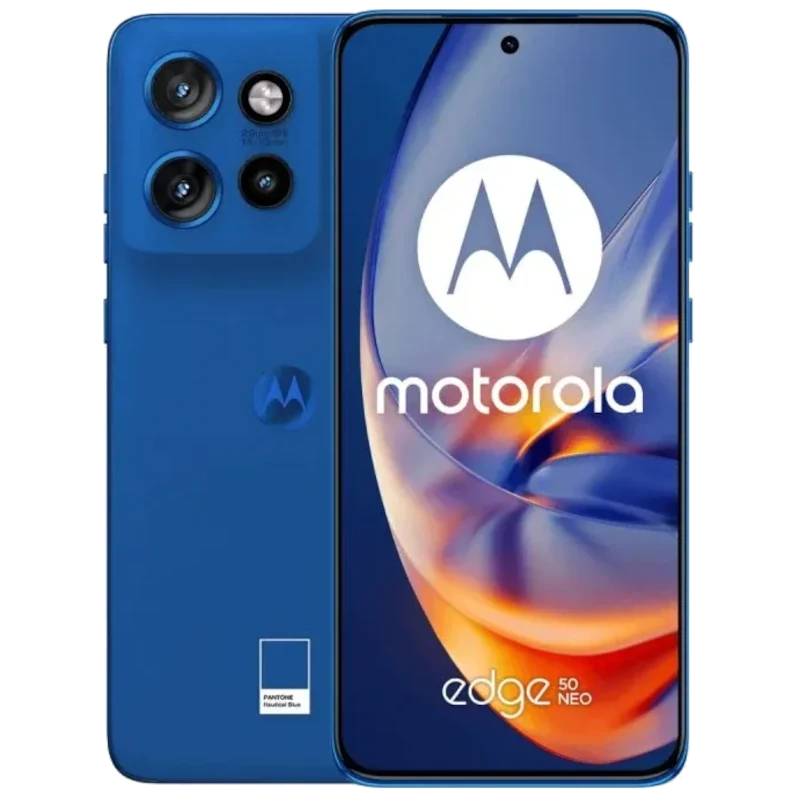 Motorola Moto Edge 50 Neo 5G 256GB Azul Nautico Certificado IP68 8GB de RAM Lente de 50 MPx