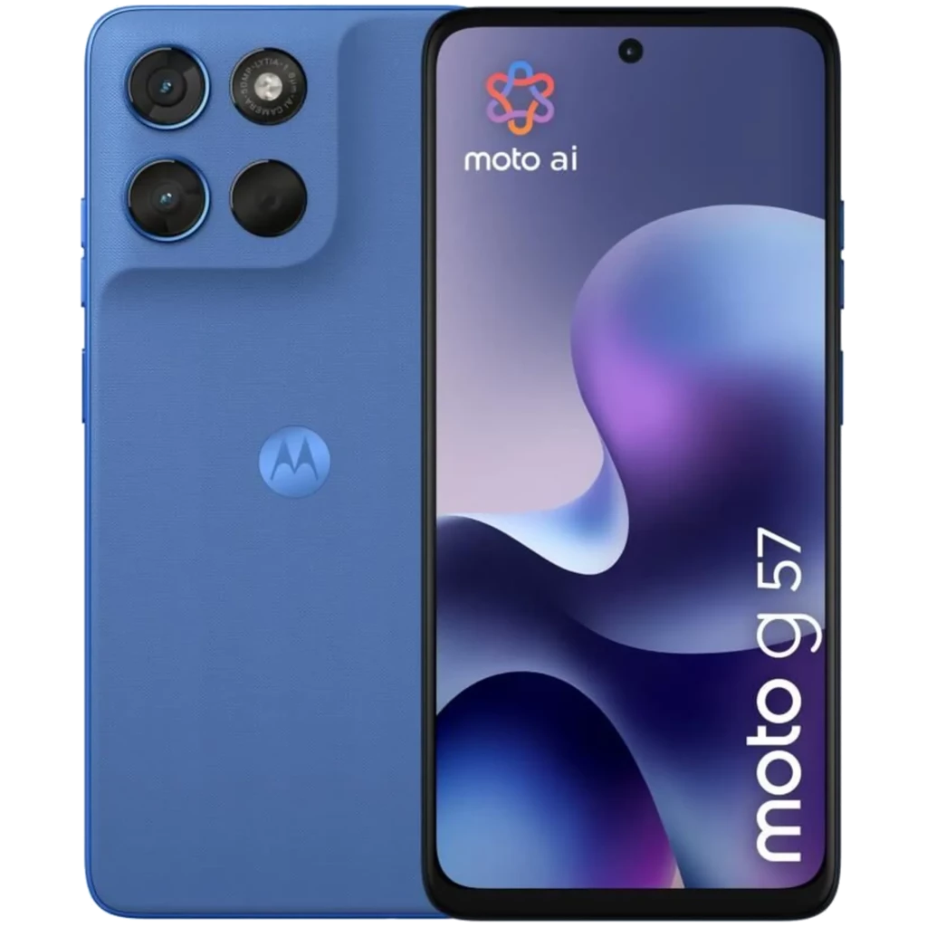 Motorola Moto G57 5G 256GB Azul Pantalla de 120 Hz 8GB de RAM Sensor SONY