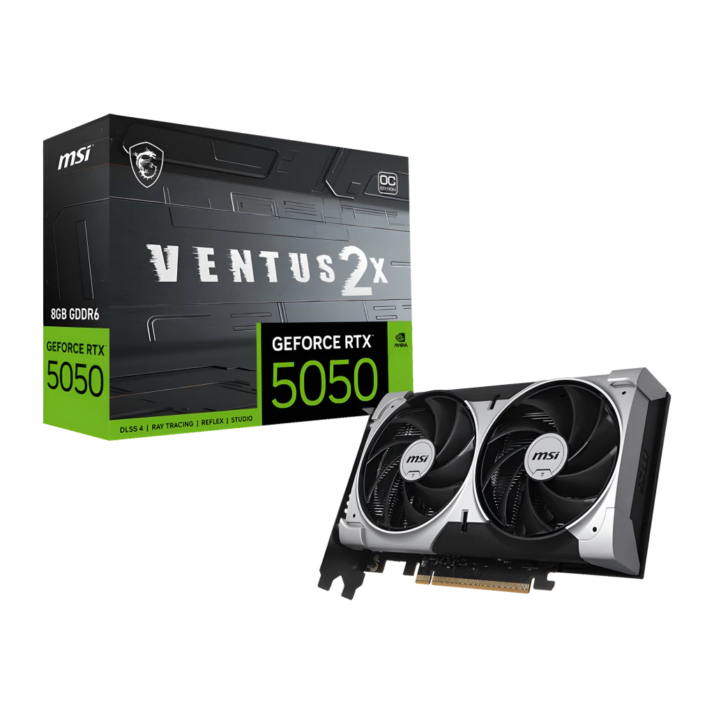 Tarjeta gráfica MSI GeForce RTX 5050 Ventus 2X OC 8GB GDDR6