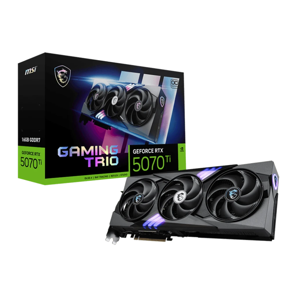 Tarjeta gráfica MSI GeForce RTX 5070 Ti Gaming Trio OC 16GB GDDR7