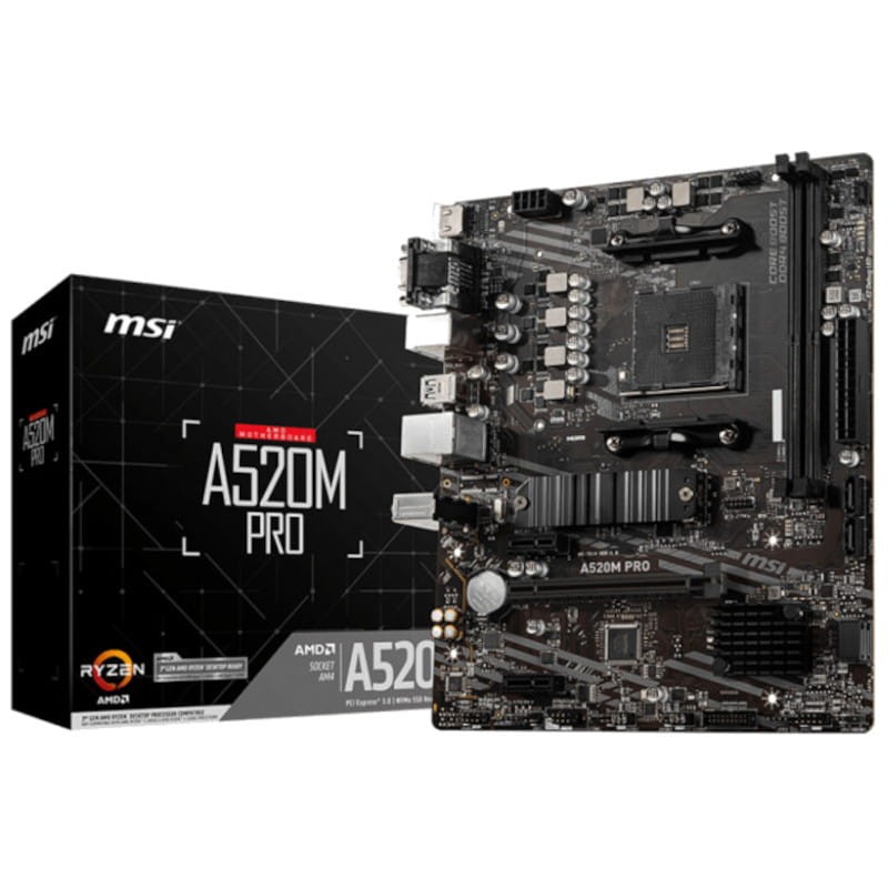 MSI A520M PRO micro ATX Placa base