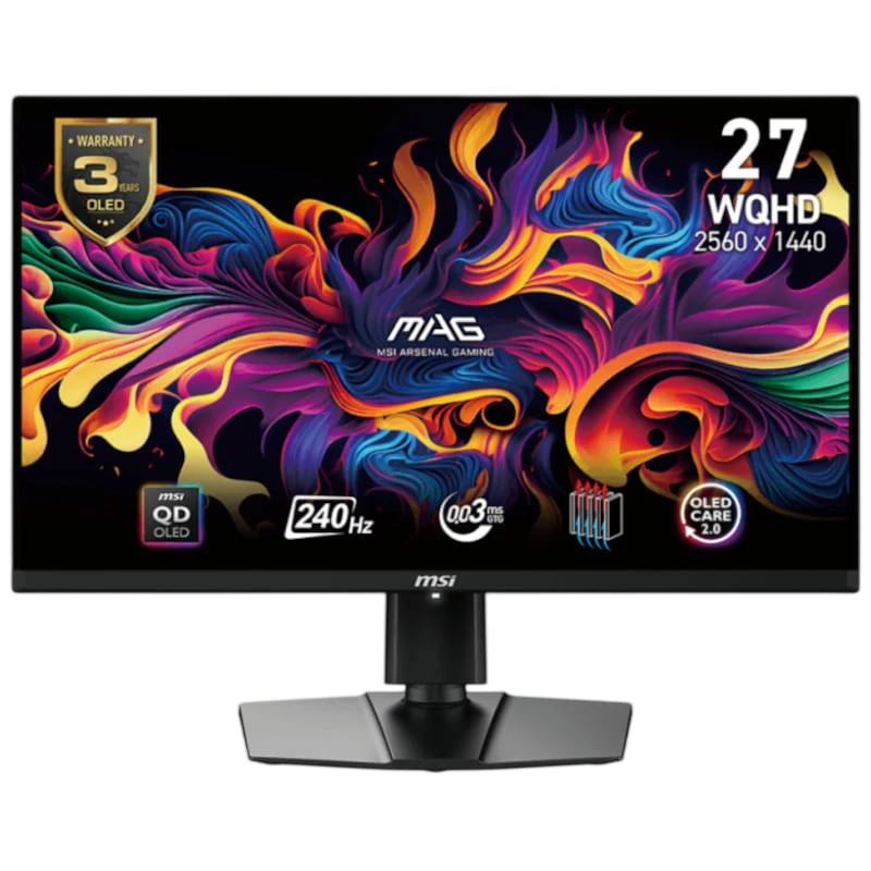 MSI MAG 271QPXDE E2 27' QHD QD-OLED 240 Hz Negro