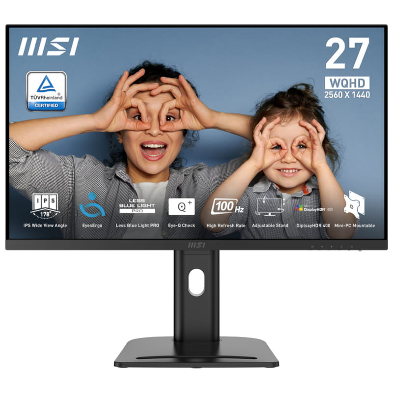 MSI Pro MP273QP E2 27' 2K QHD IPS 100 Hz Negro