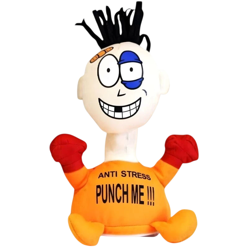 Muñeco Pablo Anti Stress 'Punch Me' Naranja