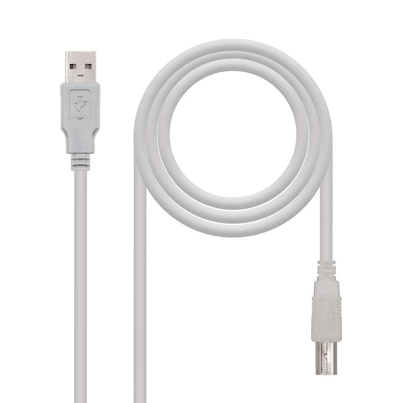 Nanocable Cable USB 2.0 Impresora 3M Beige