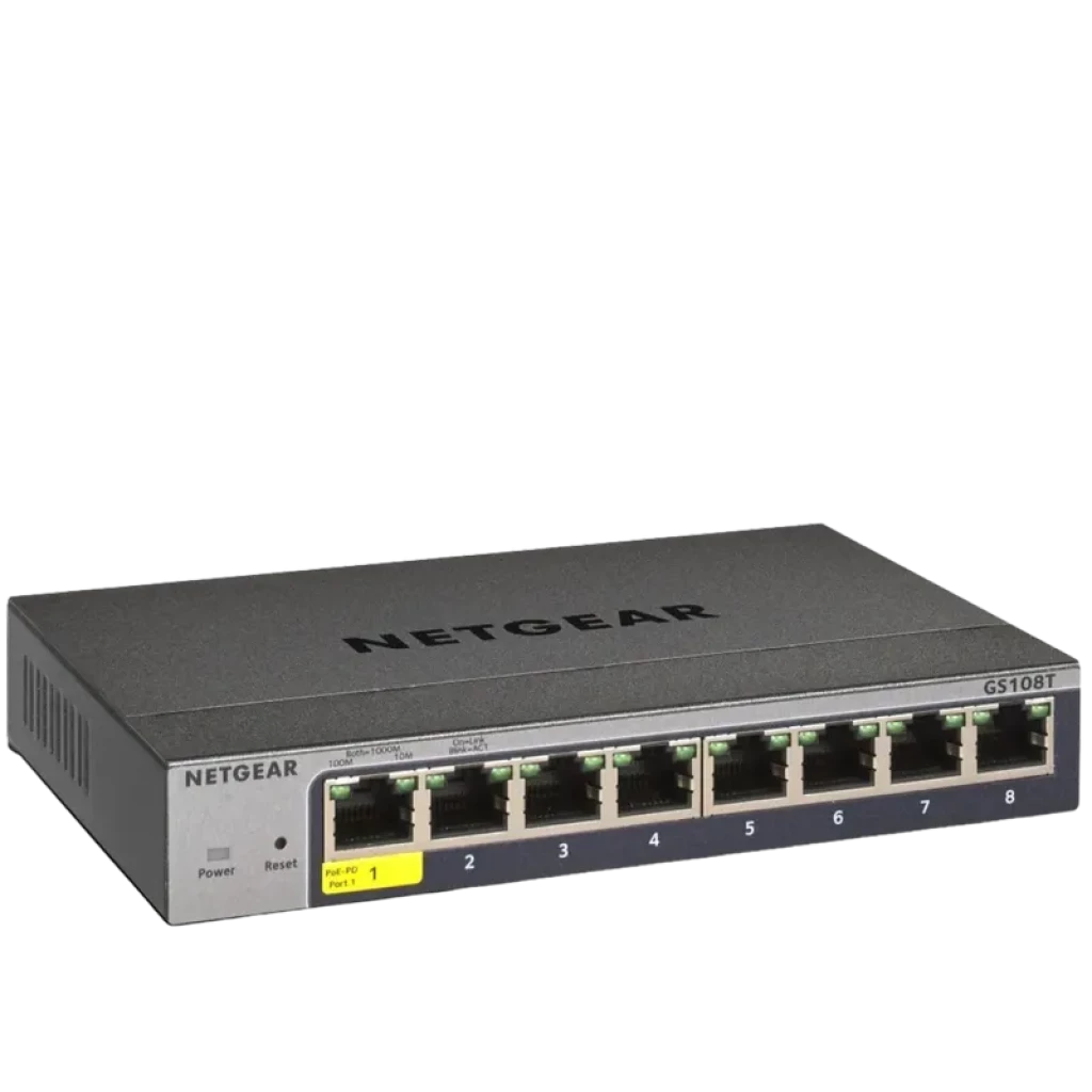 NETGEAR GS108Tv3 Switch Gestionado L2 Gigabit Ethernet 8 puertos