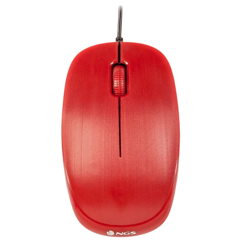 NGS Flame Ratón 1000 DPI Rojo
