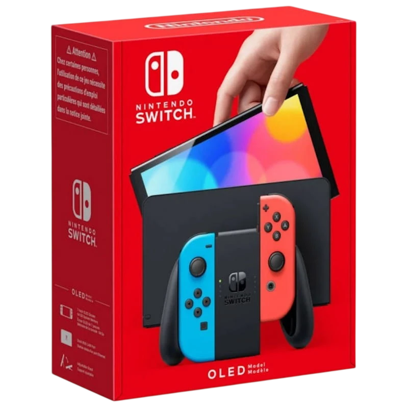 Nintendo Switch Azul Neón/Rojo Neón Modelo OLED