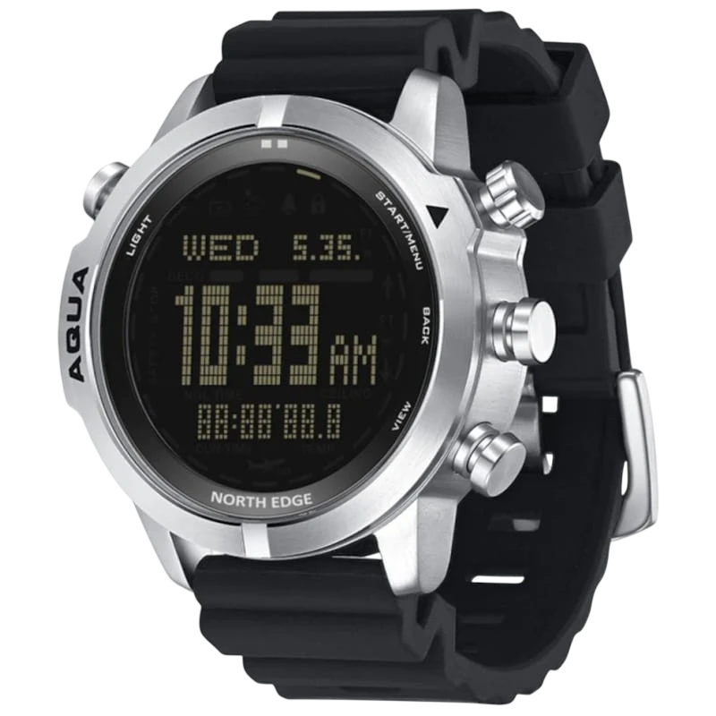 North Edge Aqua Negro Reloj de Buceo