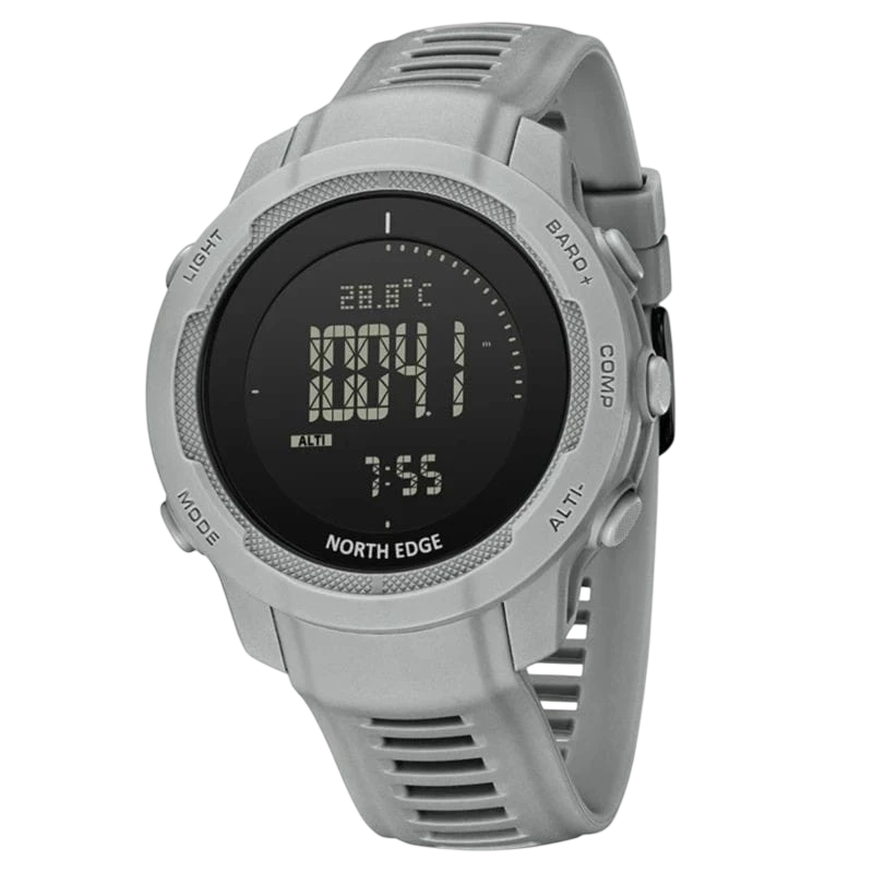 North Edge Vertico Negro/Gris Reloj Digital
