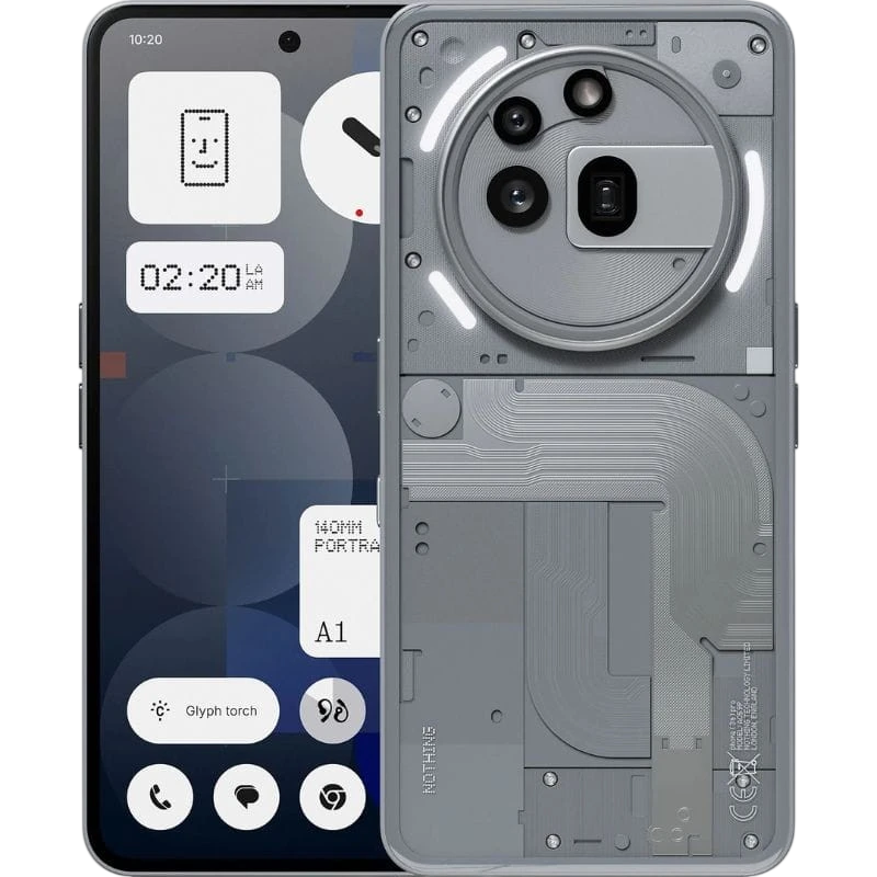 Nothing Phone 3a Pro 5G 12GB/256GB Gris