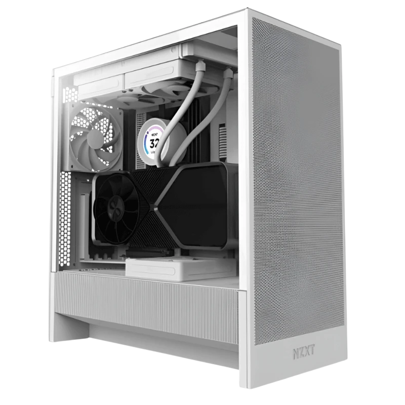 Caja NZXT H5 FLOW (2024) Blanco