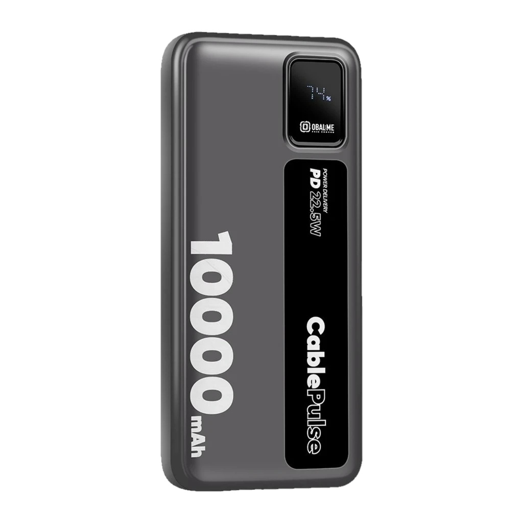 OBAL:ME CablePulse Powerbank 10000mAh 22,5W Negro Power Bank