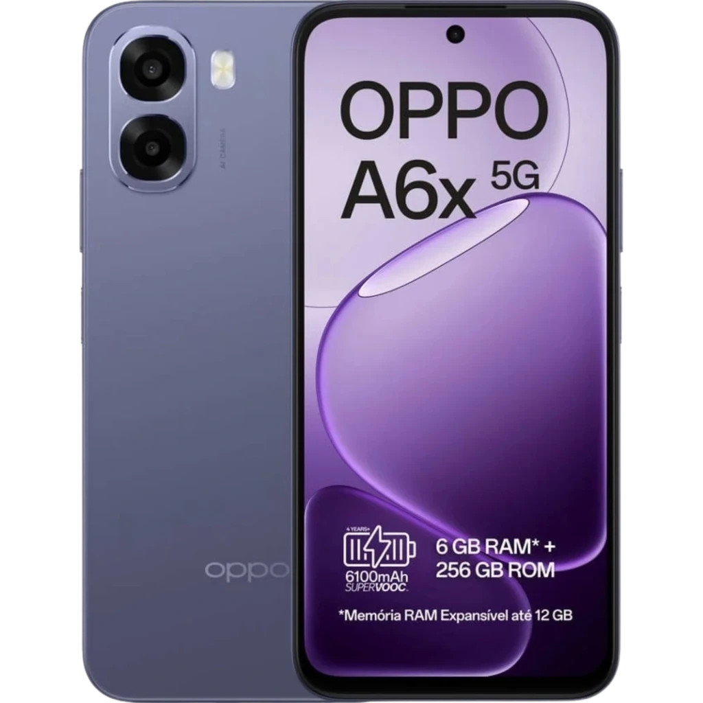OPPO A6X 5G 256 GB Negro 6 GB 6100 mAh