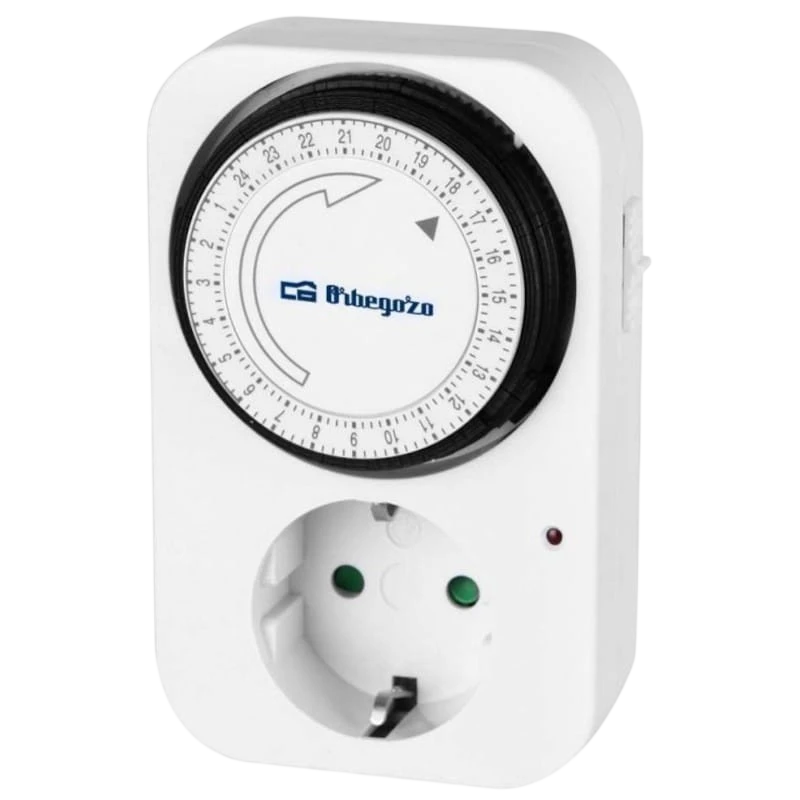 Programador de Enchufe Orbegozo PG 02 Potencia Máxima 3500W Blanco