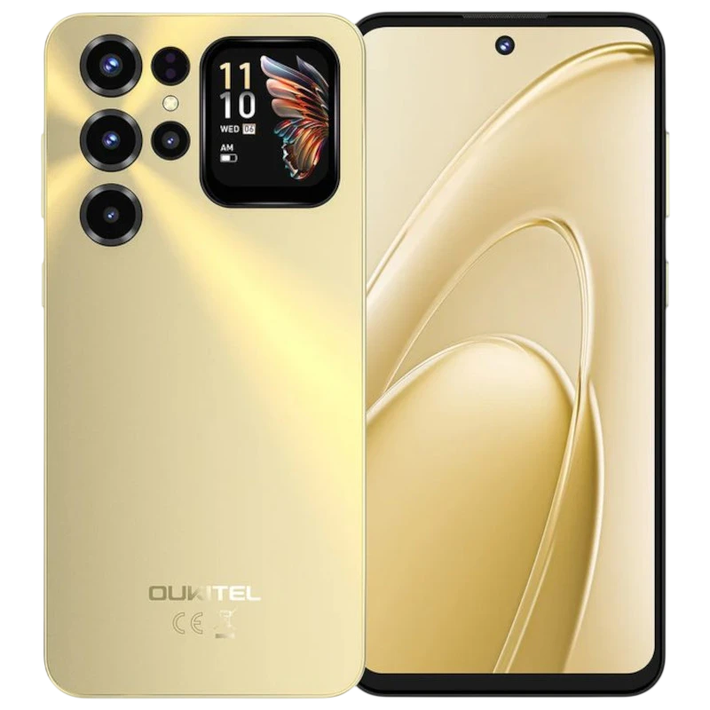 Oukitel C68 Plus Dorado 512GB Batería de 6000 mAh 8GB de RAM Pantalla trasera