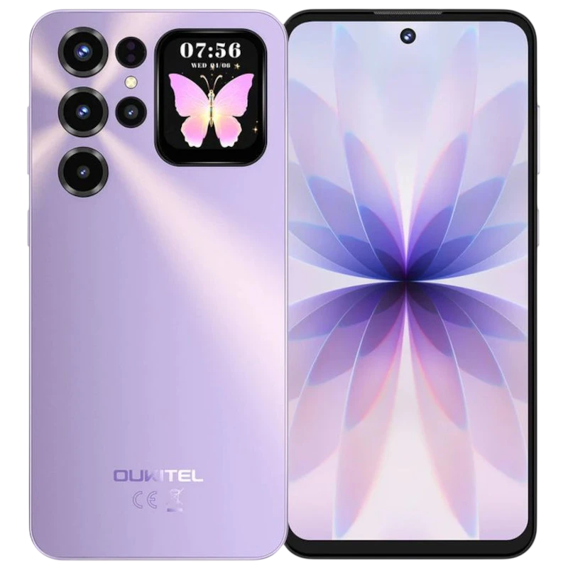 Oukitel C68 Plus Morado 128GB Con Gemini AI 4GB de RAM Pantalla HD+ 7.2'