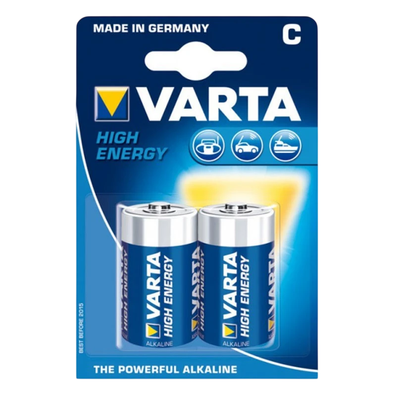 Pack 2x Pilas Varta C Long Life Power LR14