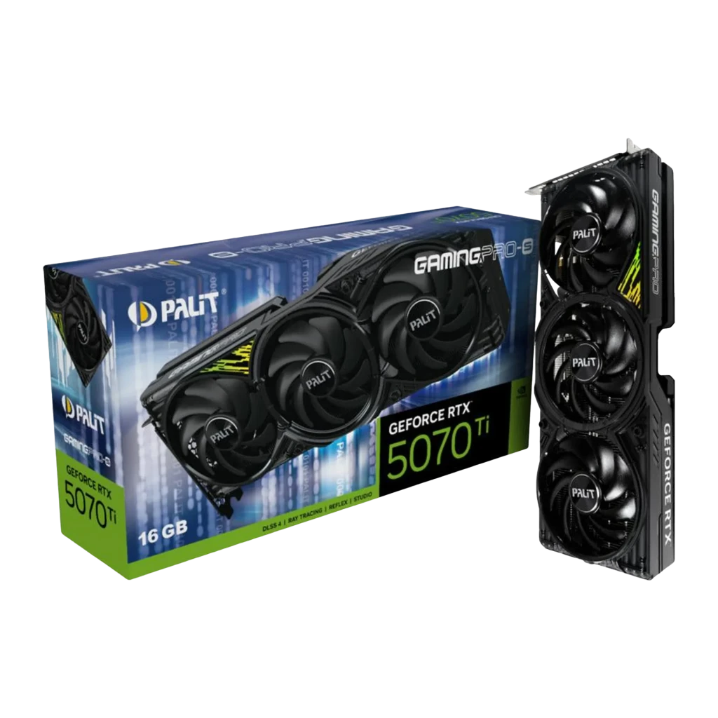 Tarjeta gráfica Palit GeForce RTX 5070 Ti GamingPro-S 16GB GDDR7